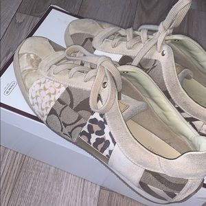 Preowned coach sneakers